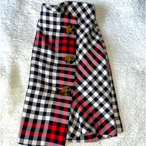 Women’s checkered skirt